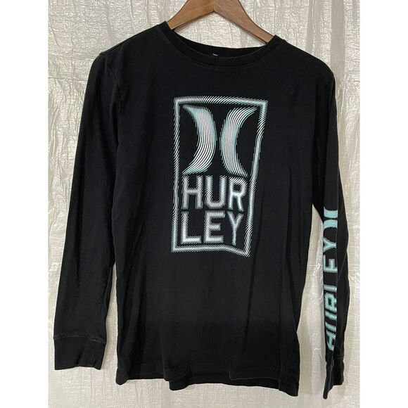 Hurley Other - Hurley Kids Black Long Sleeve Graphic T Shirt XL 13 15 YRS